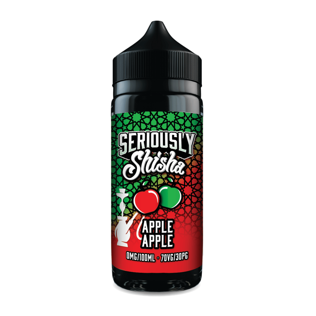 Seriously Shisha Apple Apple Shortfill E‑Liquid by Doozy Vape – 100ml 70/30 0mg