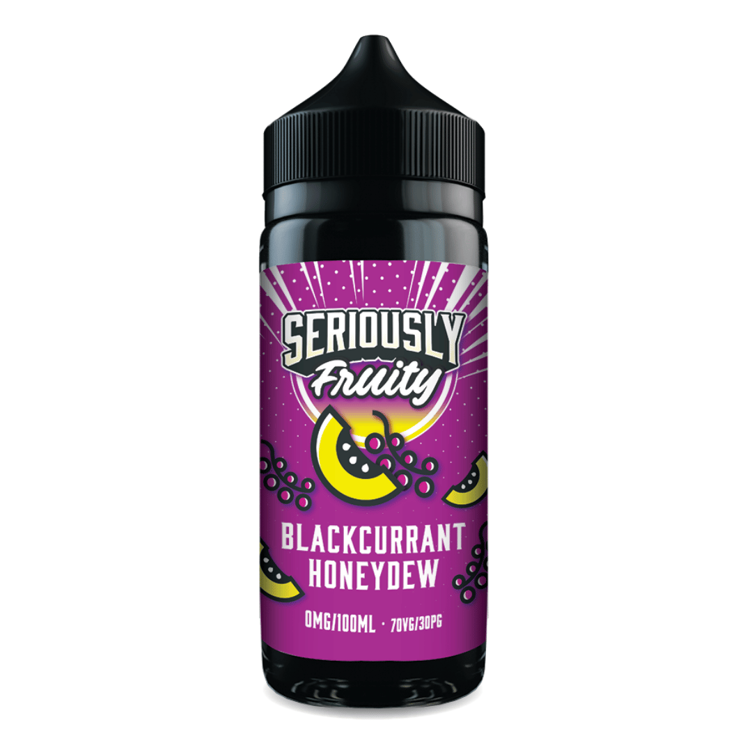 Seriously Fruity Blackcurrant Honeydew Shortfill E-Liquid by Doozy Vape - 100ml 70/30 0mg