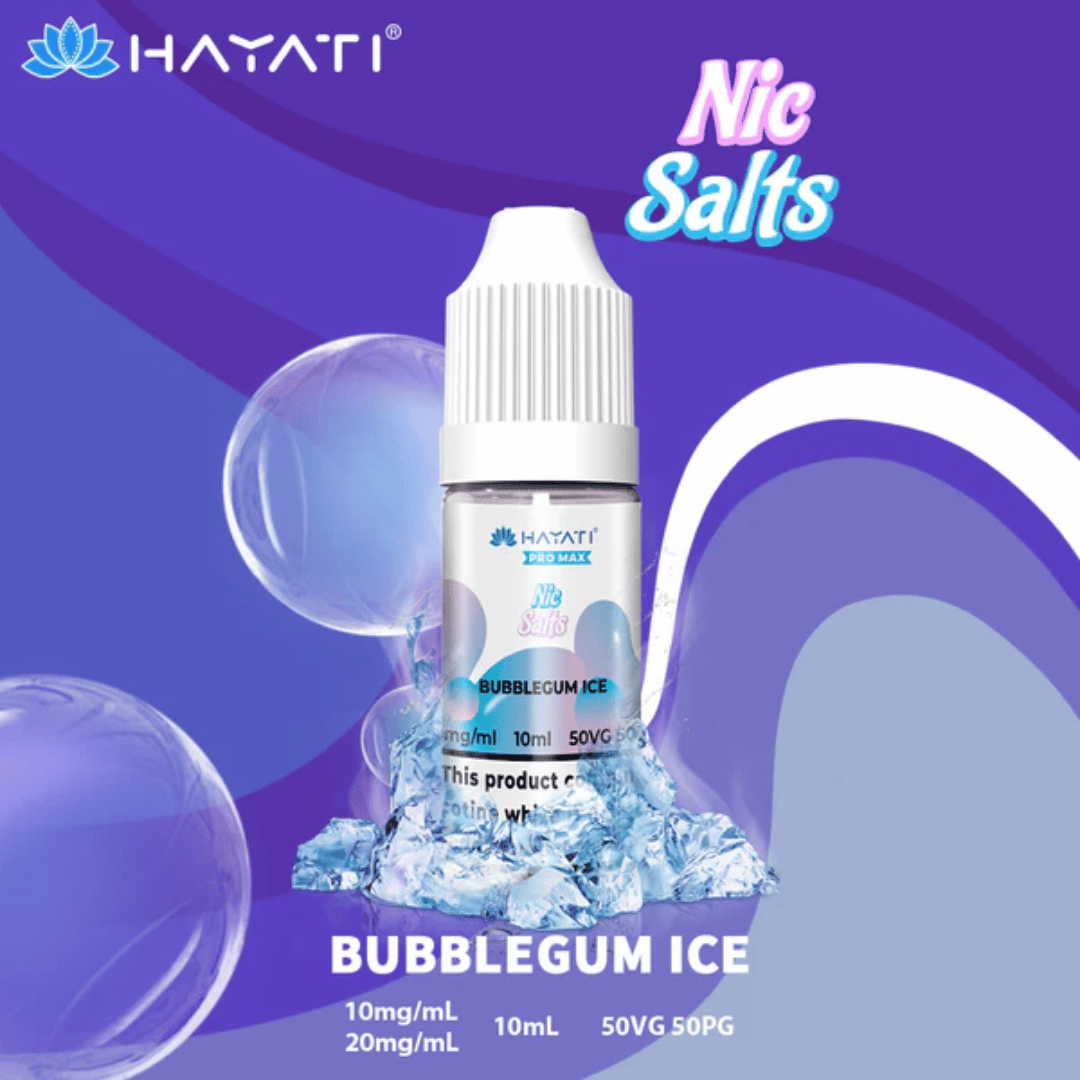 Hayati Pro Max Bubblegum Ice Nic Salt | 10mg | 10ml E-Liquid