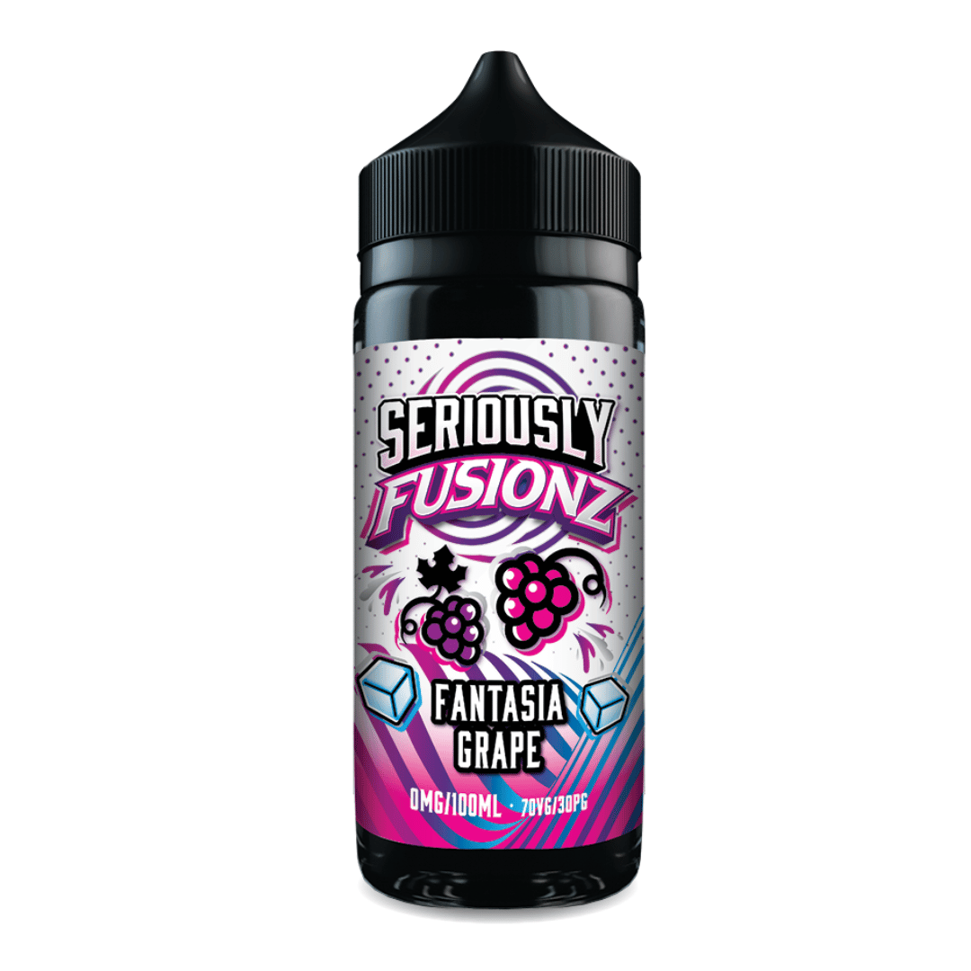 Seriously Fusionz Fantasia Grape Shortfill E‑Liquid by Doozy Vape – 100ml 70/30 0mg