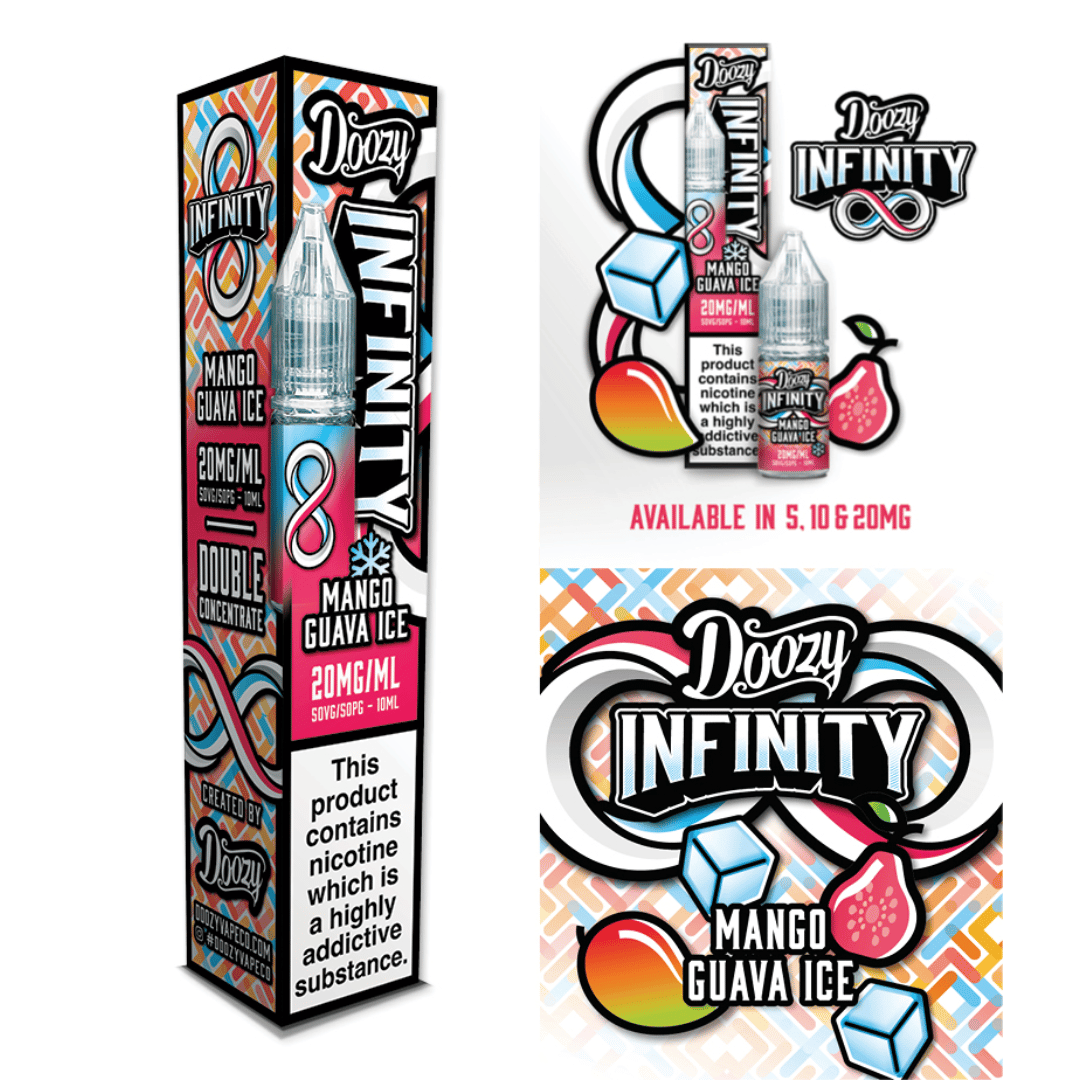 Doozy Infinity Salts - Mango Guava Ice Nic Salt E-Liquid