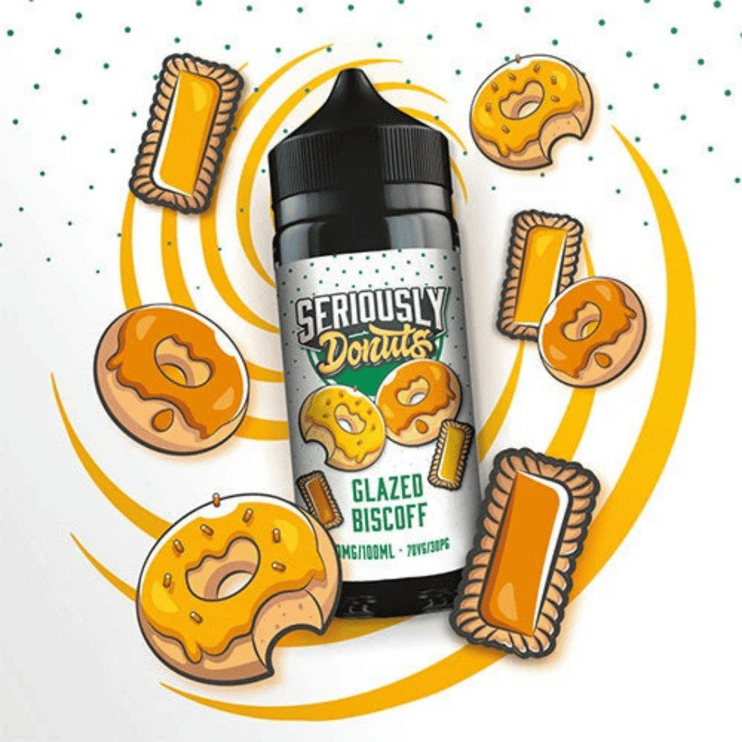 Glazed Biscuit Shortfill E-Liquid by Seriously Donuts (Doozy Vape) - 100ml