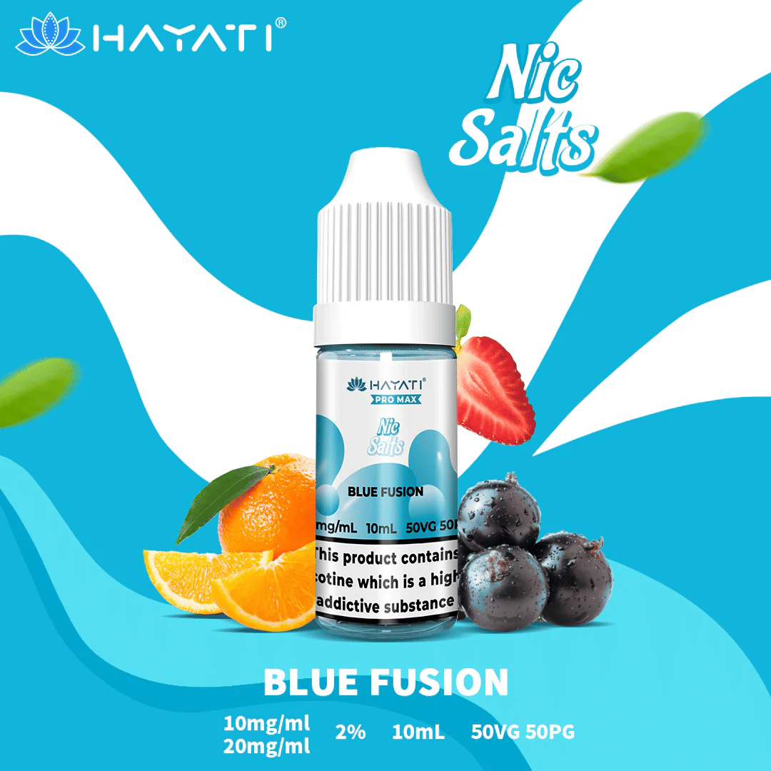 Hayati Nic Salts - Blue Fusion 10MG