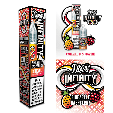 Doozy Infinity Salts - Pineapple Raspberry Nic Salt E-Liquid