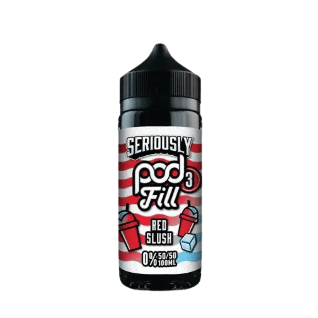 Seriously Pod Fill 3 Red Slush Shortfill E‑Liquid by Doozy Vape – 100ml 50/50 0mg