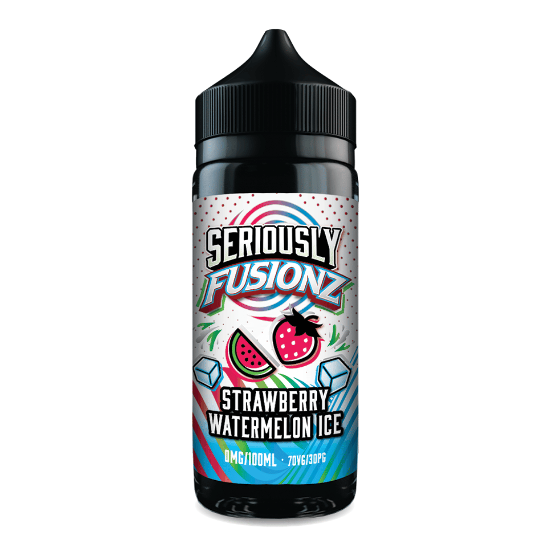 Seriously Fusionz Strawberry Watermelon Ice Shortfill E‑Liquid by Doozy Vape – 100ml 70/30 0mg