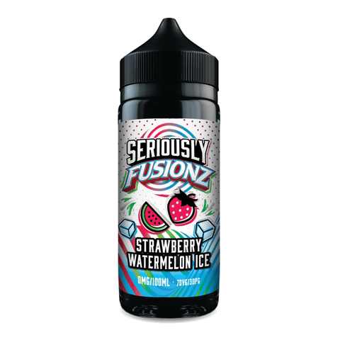 Seriously Fusionz Strawberry Watermelon Ice Shortfill E‑Liquid by Doozy Vape – 100ml 70/30 0mg