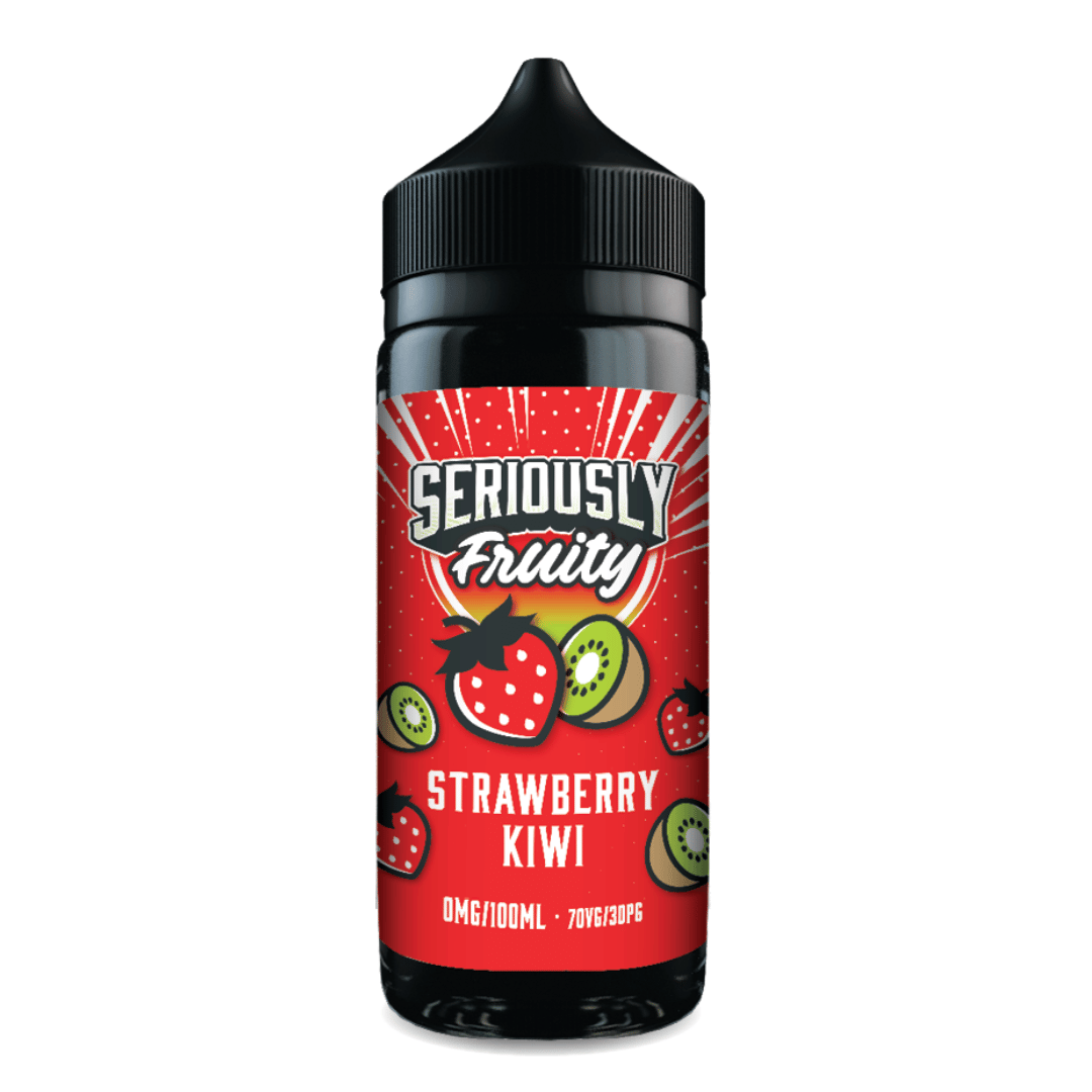 Seriously Fruity Strawberry Kiwi Shortfill E-Liquid by Doozy Vape - 100ml 70/30 0mg