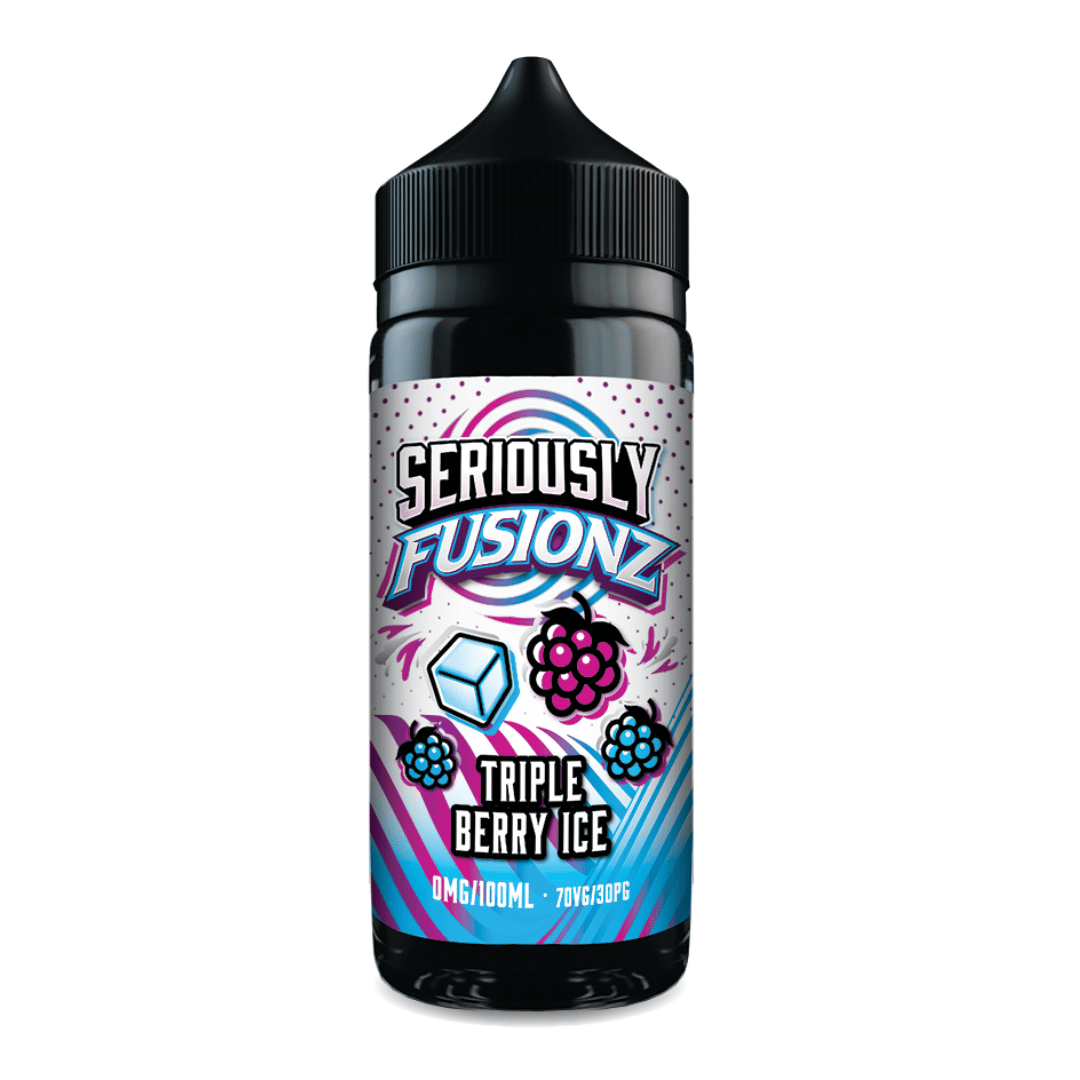 Seriously Fusionz Triple Berry Ice Shortfill E‑Liquid by Doozy Vape – 100ml 70/30 0mg