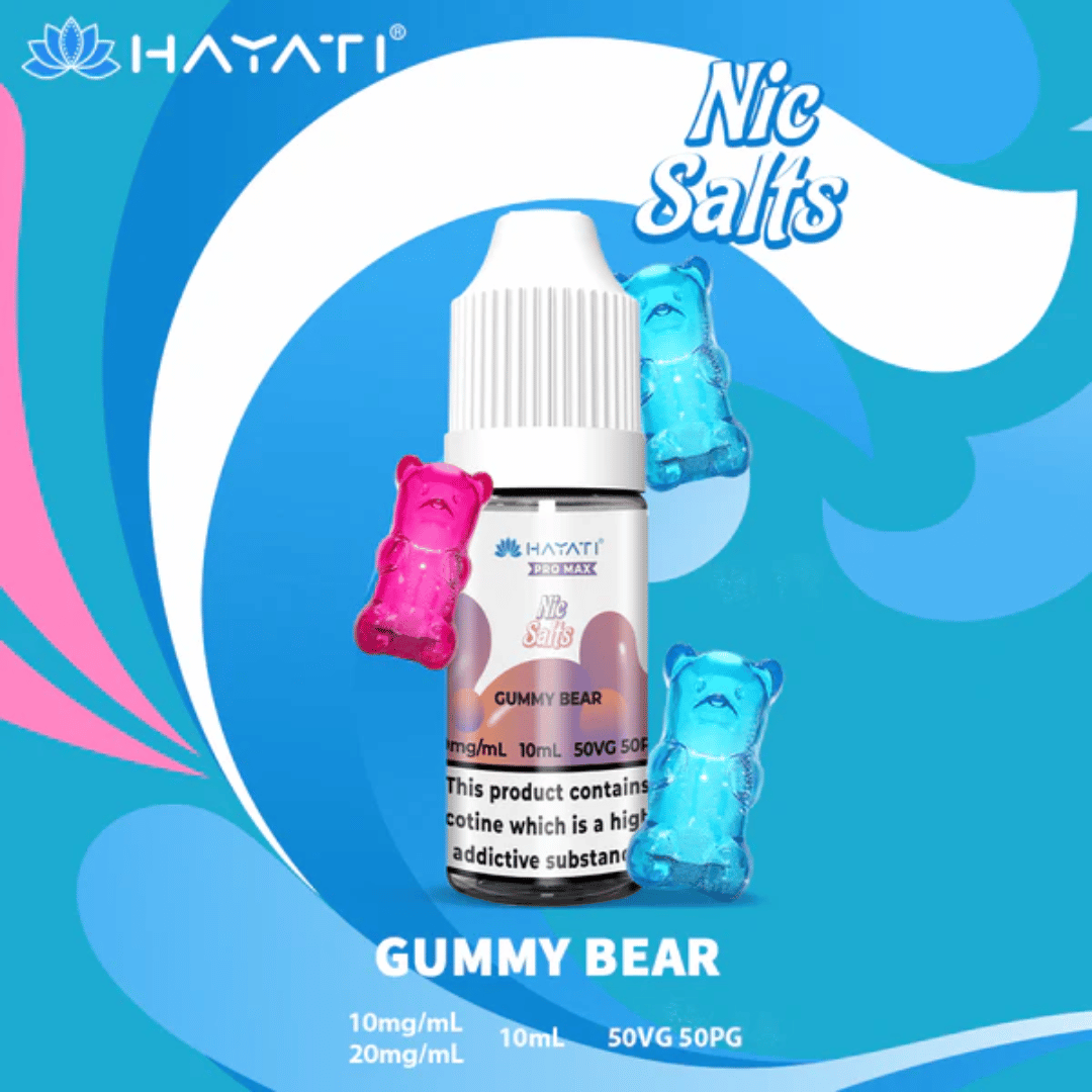 Hayati Nic Salts Gummy Bear 10mg Nic Salt E-Liquid 10ml