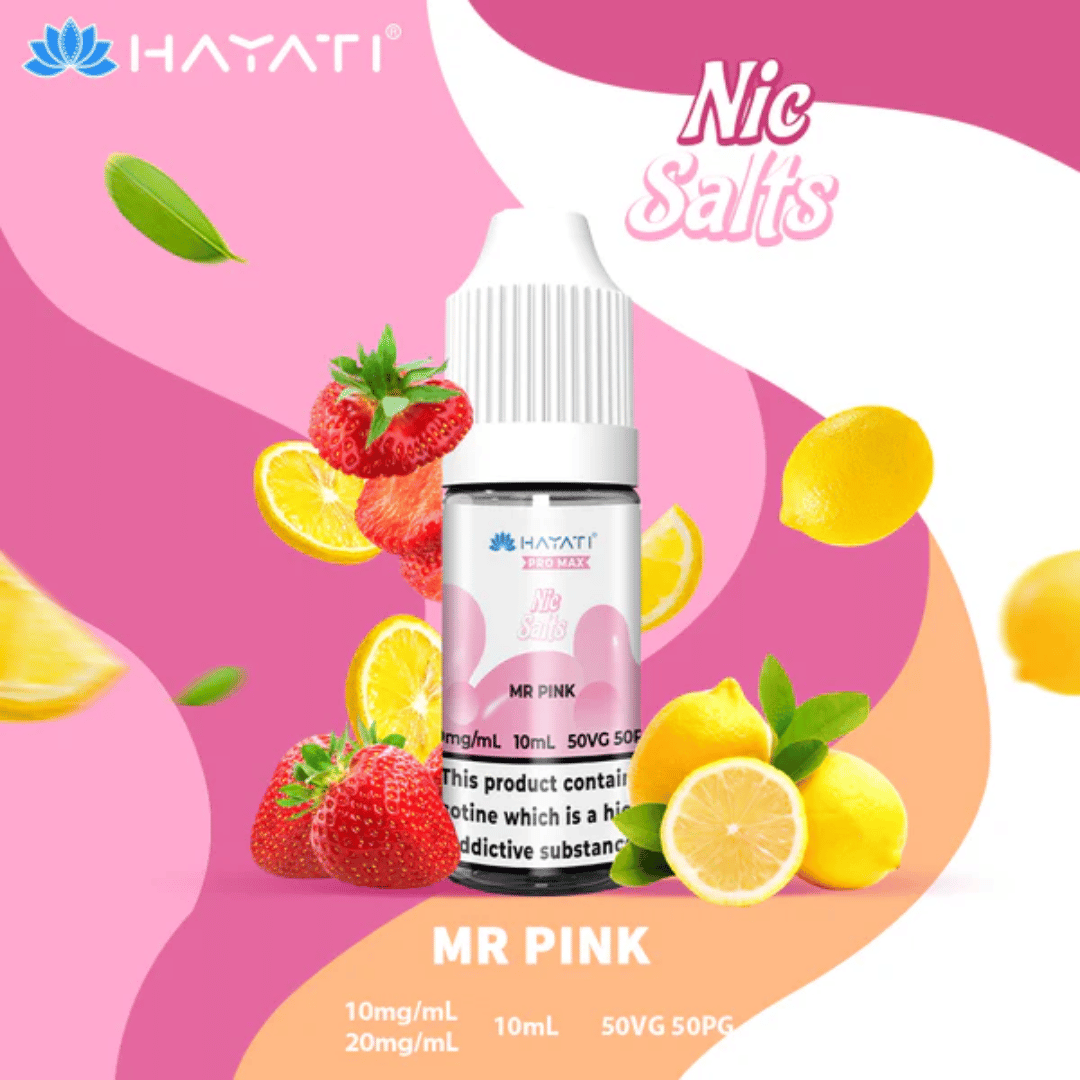 Hayati Pro Max Mr Pink Nic Salt E-Liquid - 20mg (10ml)
