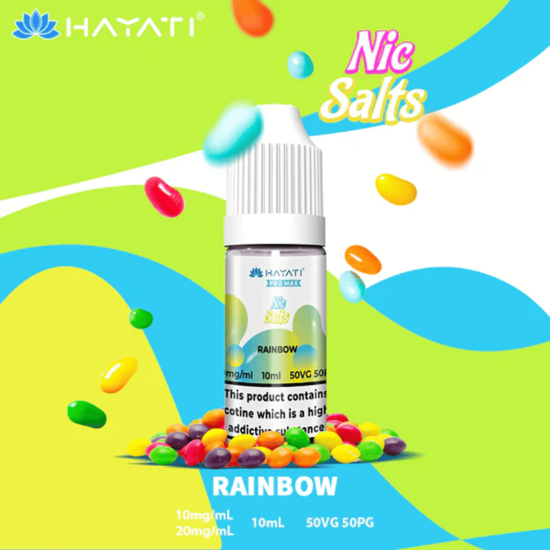 Hayati Pro Max Rainbow Nic Salt E-Liquid - 10mg (10ml)