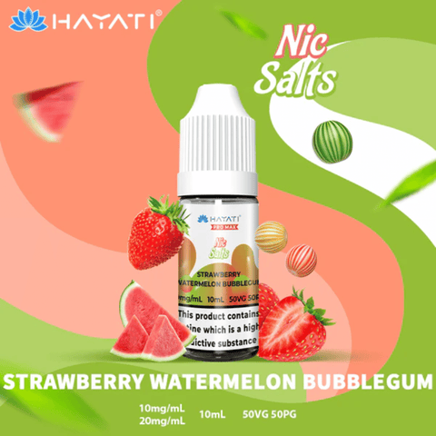 Hayati Pro Max Strawberry Watermelon Bubblegum Nic Salt E-Liquid (10ml)