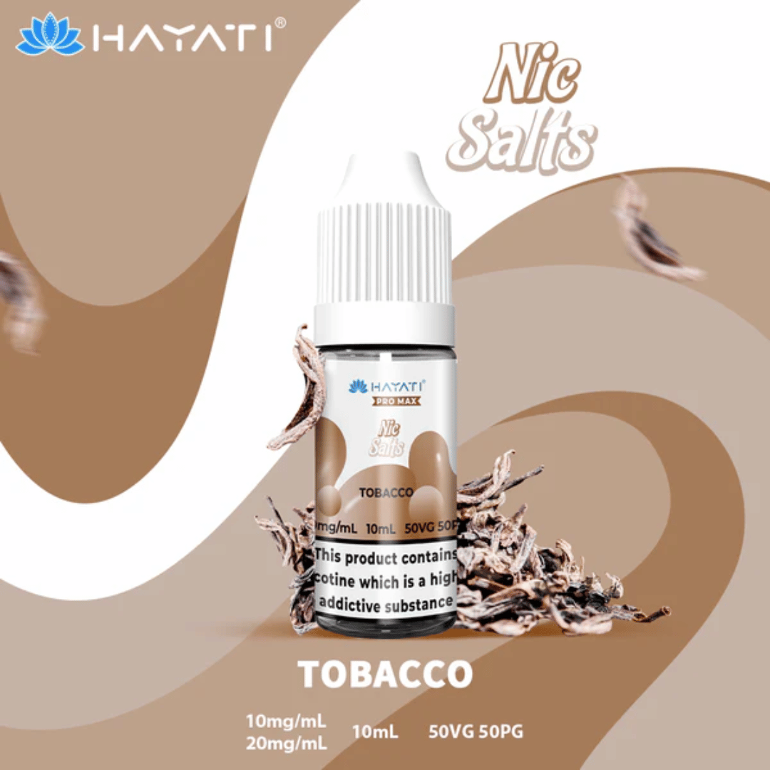 Hayati Pro Max Tobacco Nic Salt E-Liquid - (10ml)